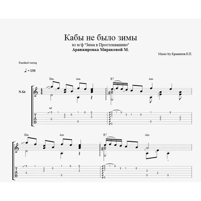 Кабы не было зимы