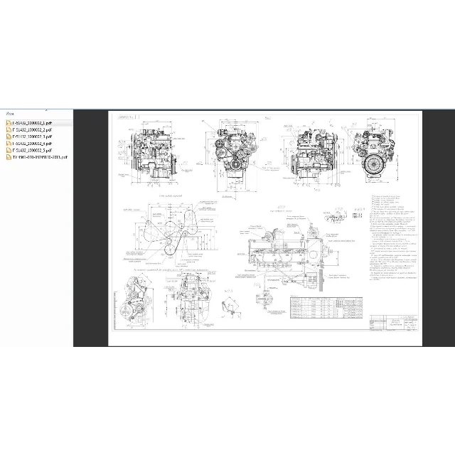 ДВИГАТЕЛИ АВТОМОБИЛЬНЫЕ ЗМЗ-51432 чертеж