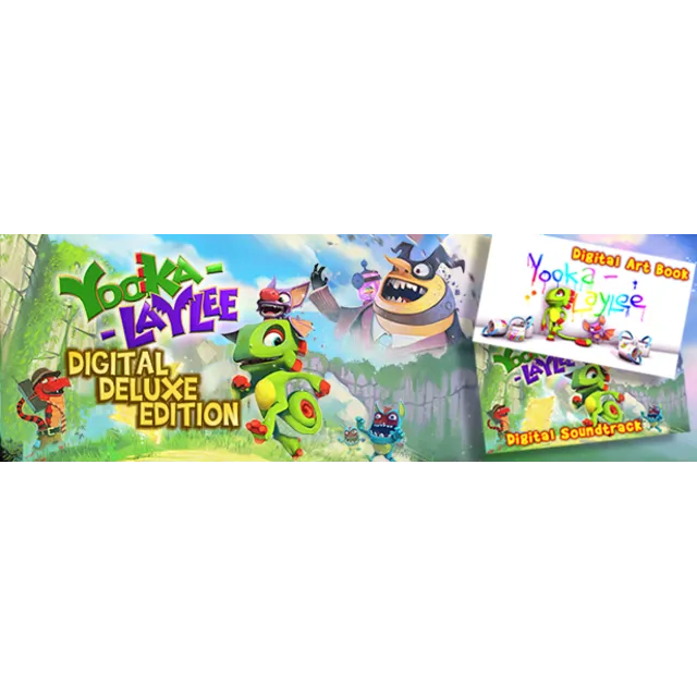 Yooka-Laylee Digital Deluxe Edition (Steam Gift Россия) 🔥
