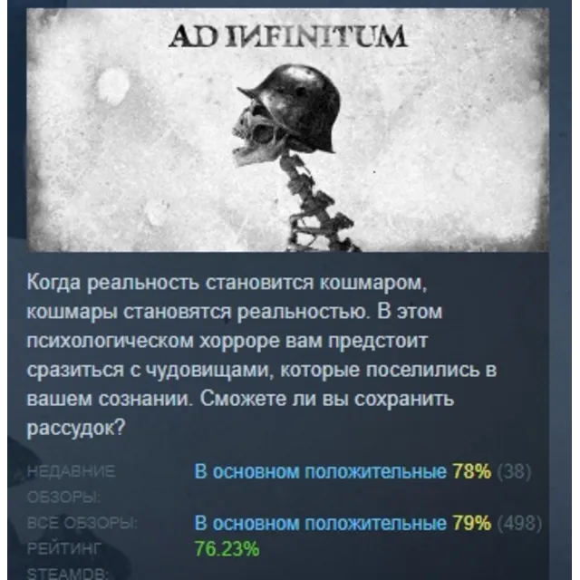 Ad Infinitum STEAM KEY GLOBAL+РФ+СНГ СТИМ КЛЮЧ ЛИЦЕНЗИЯ