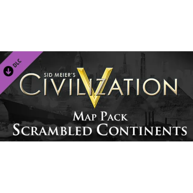 Civilization V 5-Scrambled Continents Map Pack (STEAM)