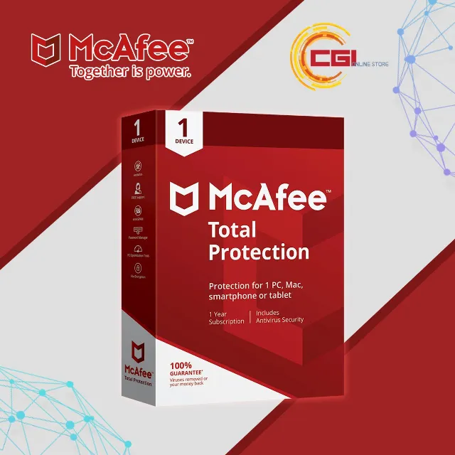 MCAFEE TOTAL  PROTECTION 2020 НА 1 ГОД