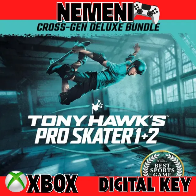 TONY HAWK'S PRO SKATER 1 + 2 CROSS-GEN DELUXE XBOX ONE SERIES X/S КЛЮЧ