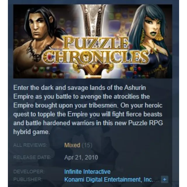 Puzzle Chronicles STEAM KEY РФ+СНГ СТИМ КЛЮЧ ЛИЦЕНЗИЯ