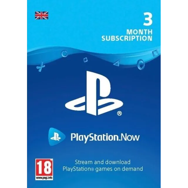 Подписка PlayStation NOW (PS NOW) - 3 месяца (UK)
