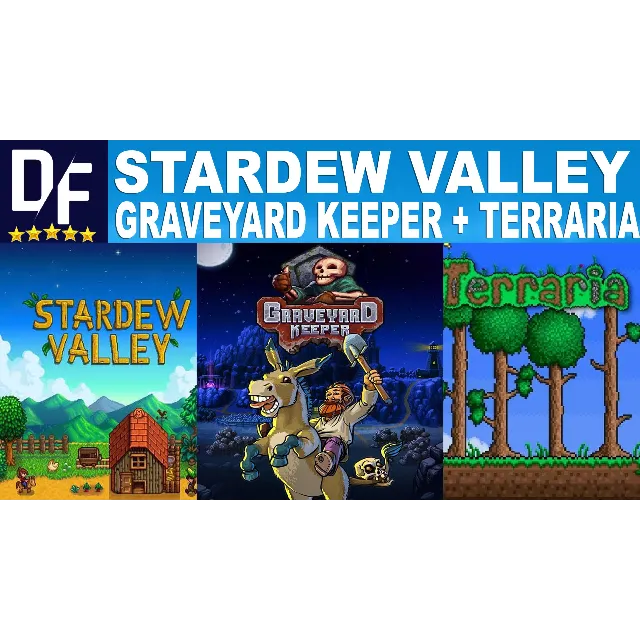 ⛏ Stardew Valley +Graveyard Keeper +Terraria [STEAM]