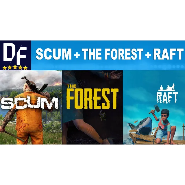 SCUM + The Forest + RAFT [STEAM аккаунт]