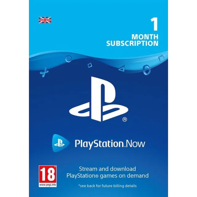 Подписка PlayStation NOW (PS NOW) - 1 месяц (UK)