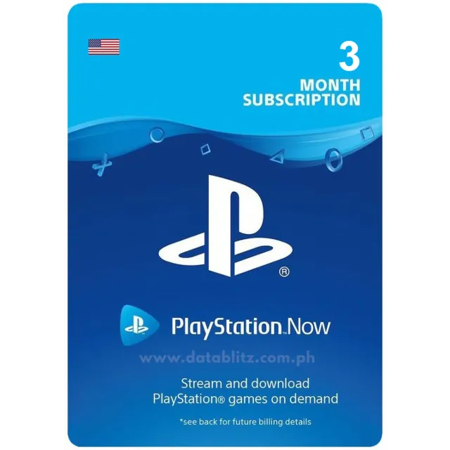 Подписка PlayStation NOW (PS NOW) - 3 месяца (USA)