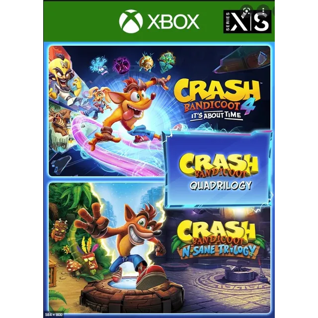 ✅ Crash Bandicoot 4 - набор Quadrilogy XBOX ONE X|S 🔑