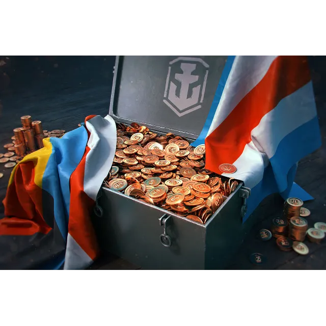 2750-141000 дублонов для World of Warships Legends XBOX