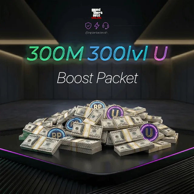 Gta 5 Online 300M + 300 Level + Unlock 💸🌀 (PC)