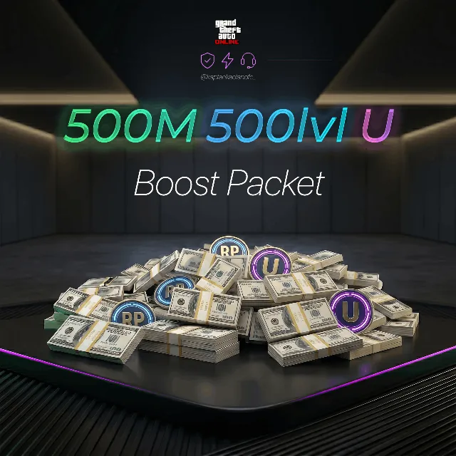 Gta 5 Online 500M + 500 Level + Unlock 💸🌀 (PC)