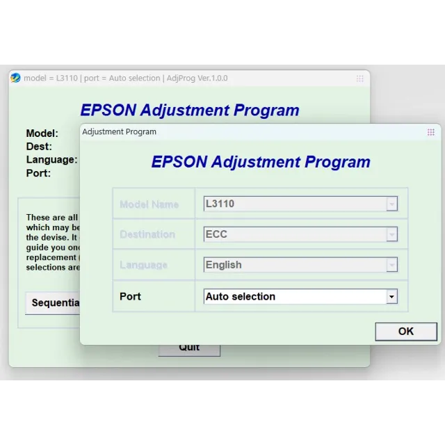 Сброс AdjProg-L3100L3101L3110L3150L3151L3156L3160L1110