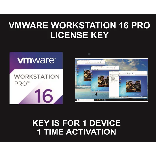 Vmware Workstation 16 Pro, License Key, 1 Device