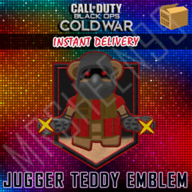 ✅ Call of Duty: Black Ops Cold War Jugger-Teddy Emblem