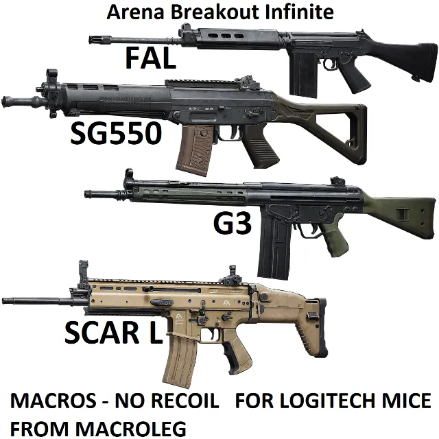 Arena Breakout Infinite. Скрипты для logitech. Пак 6 - только для Steam версии