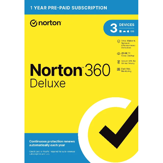 Norton 360 Deluxe  3 devices /  16 месяцев (485 дней)  Global