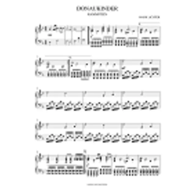 Rammstein - Donaukinder (ноты)