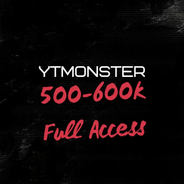 Аккаунт YTmonster.ru | 500-600k coin + полный доступ |