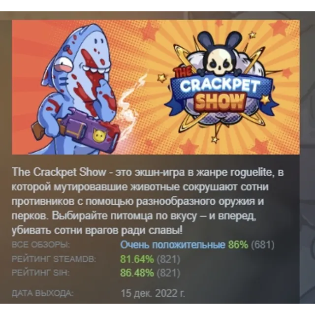 The Crackpet Show АВТОДОСТАВКА STEAM GLOBAL МГНОВЕННО ЛИЦЕНЗИЯ