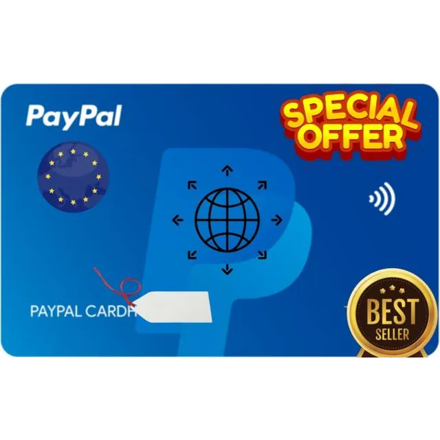 💶✅PAYPAL VERIFICATION CARD (Activation Card)⭐🌎