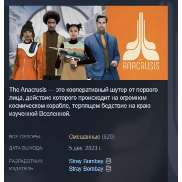 The Anacrusis АВТОДОСТАВКА STEAM GLOBAL МГНОВЕННО ЛИЦЕНЗИЯ
