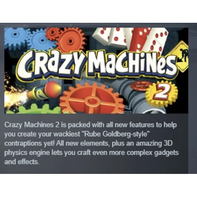 Crazy Machines 2 АВТОДОСТАВКА STEAM GLOBAL МГНОВЕННО ЛИЦЕНЗИЯ