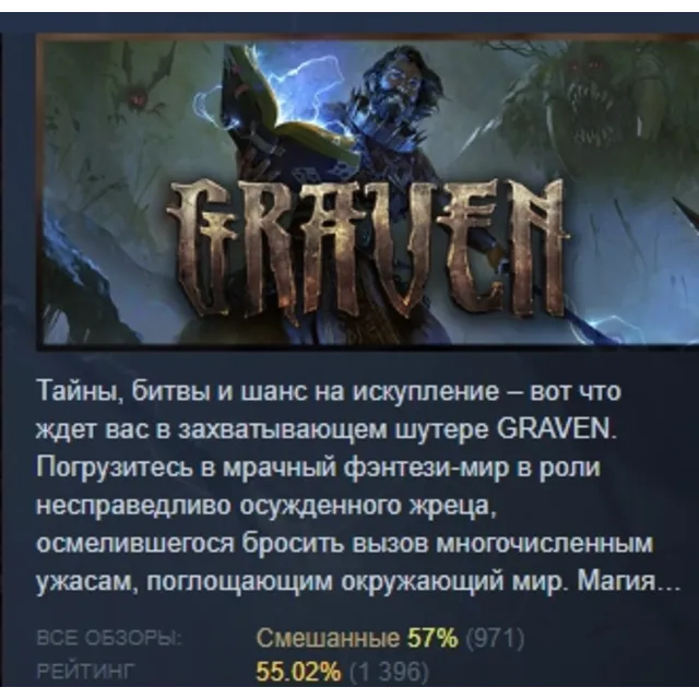 GRAVEN АВТОДОСТАВКА STEAM GLOBAL МГНОВЕННО ЛИЦЕНЗИЯ
