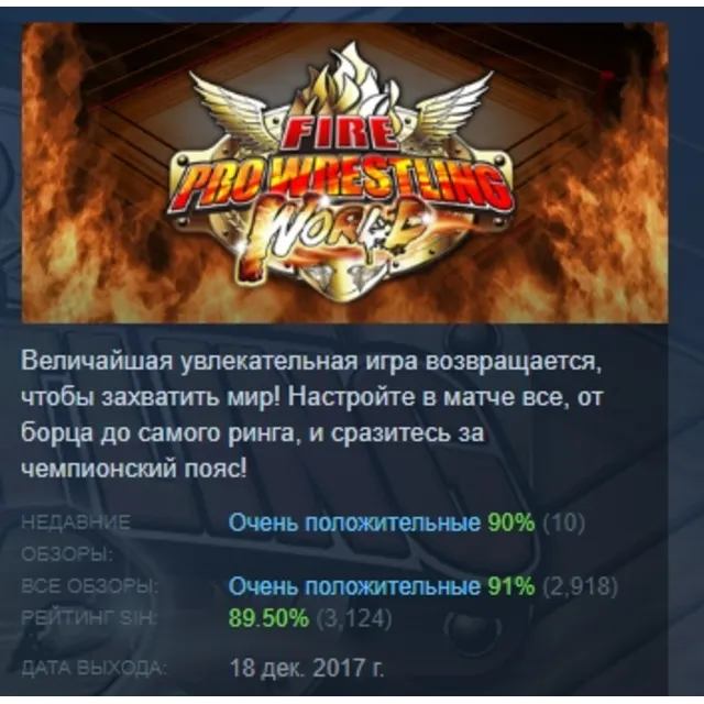 Fire Pro Wrestling World 💎 АВТОДОСТАВКА STEAM GLOBAL МГНОВЕННО ЛИЦЕНЗИЯ