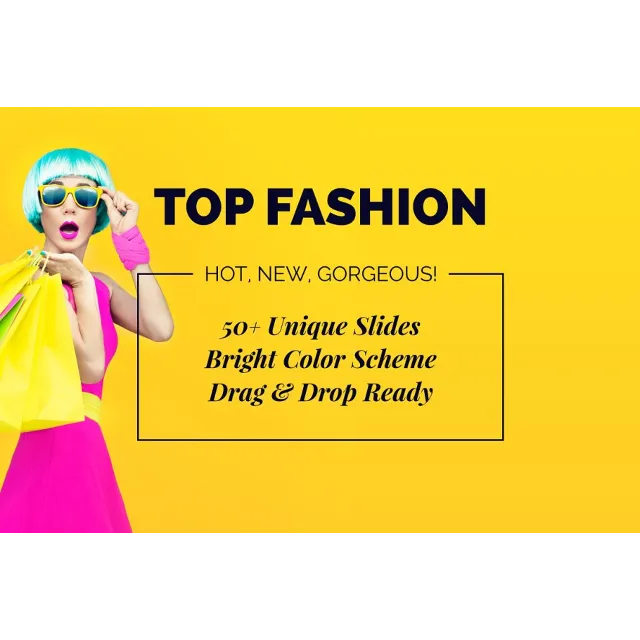 Top Fashion Powerpoint Template