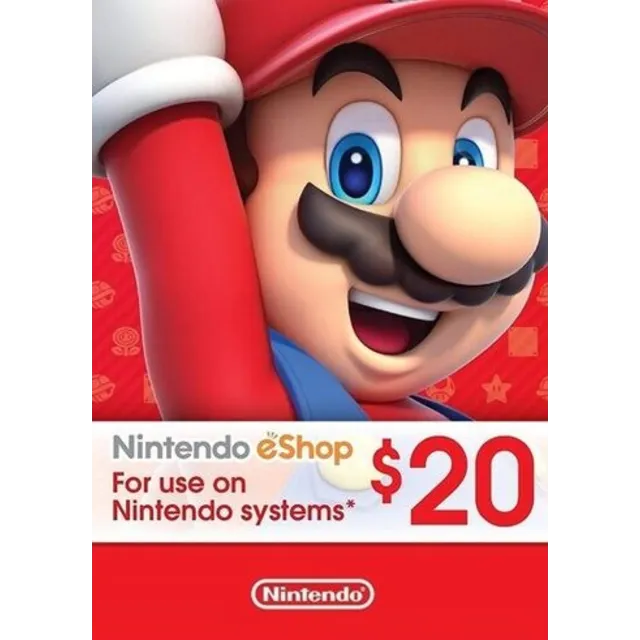 Nintendo eshop 20$ USA - без комиссии