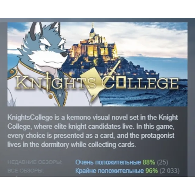 Knights College АВТОДОСТАВКА STEAM GLOBAL МГНОВЕННО ЛИЦЕНЗИЯ