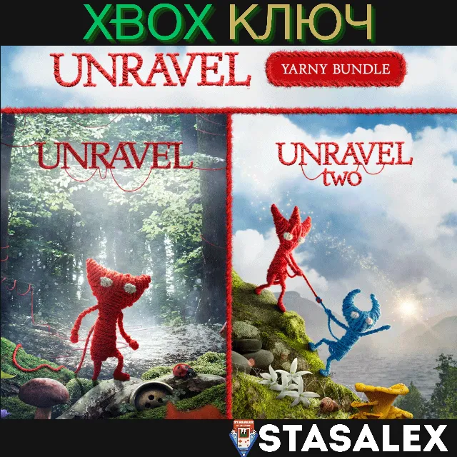 UNRAVEL YARNY BUNDLE XBOX ONE &amp; SERIES X|S🔑КЛЮЧ