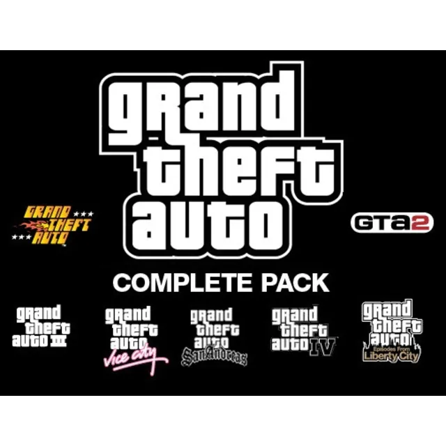 Grand Theft Auto Complete Bundle including GTA 1&amp;2 STEAM Gift - GLOBAL
