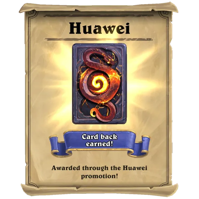 Hearthstone: Рубашка Huawei
