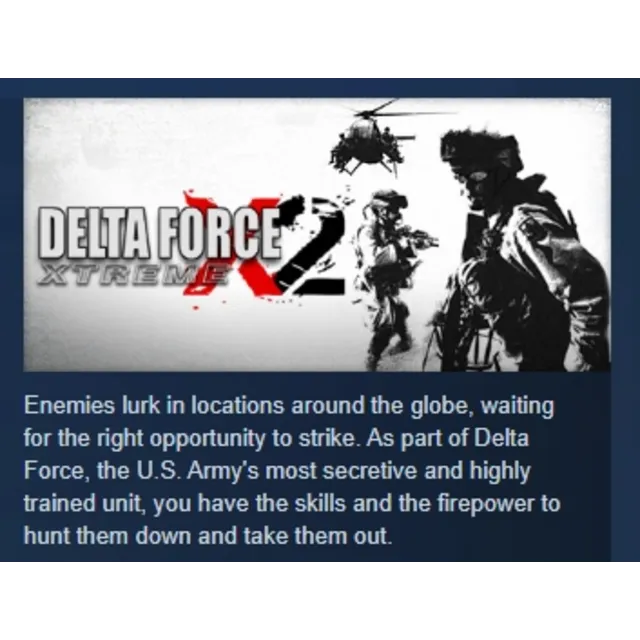 Delta Force Xtreme 2 АВТОДОСТАВКА STEAM GLOBAL МГНОВЕННО ЛИЦЕНЗИЯ