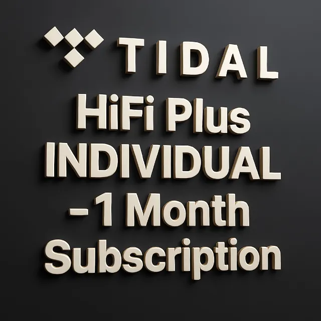 🎵 TIDAL HiFi Plus | Подписка на 1 Месяц 💎 Личный Аккаунт | 100% Оригинал 🎧