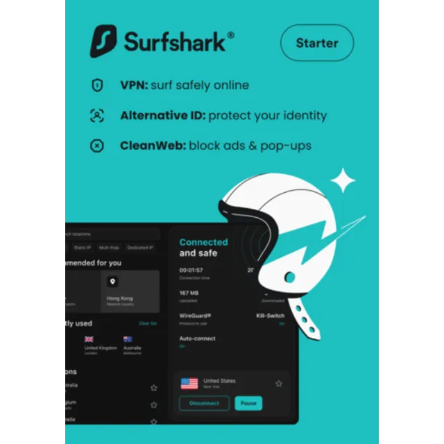 🔥 ПРОБНЫЙ КЛЮЧ SURFSHARK VPN НА 3 МЕСЯЦА GLOBAL 🔥