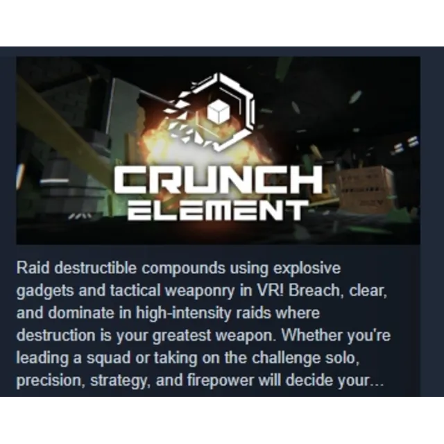 Crunch Element АВТОДОСТАВКА STEAM GLOBAL МГНОВЕННО ЛИЦЕНЗИЯ
