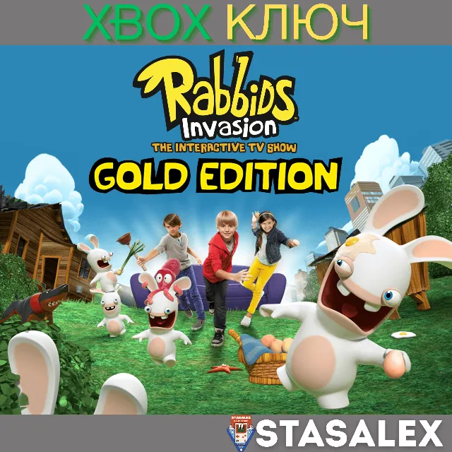 RABBIDS INVASION - GOLD EDITION XBOX ONE,X|S🔑КЛЮЧ