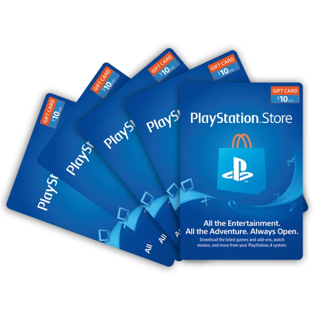 PlayStation Gift Card (США) 10 - 100