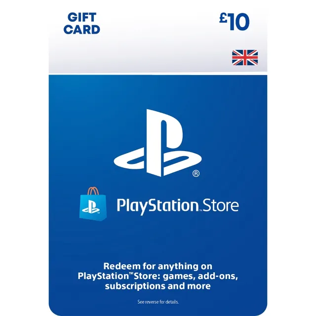Карта PlayStation Network (PSN) - 10 фунтов (UK GBP)