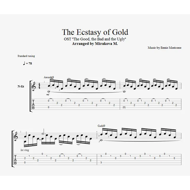 The Ecstasy of Gold