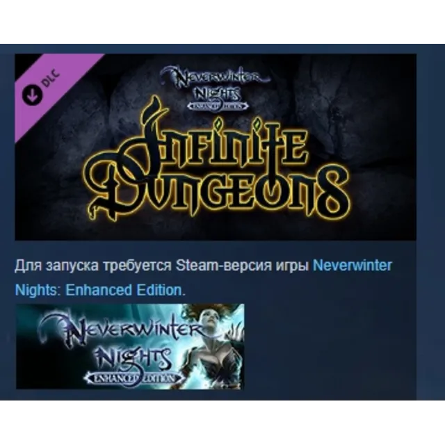 Neverwinter Nights: Infinite Dungeons DLC AUTODELIVERY STEAM РОССИЯ
