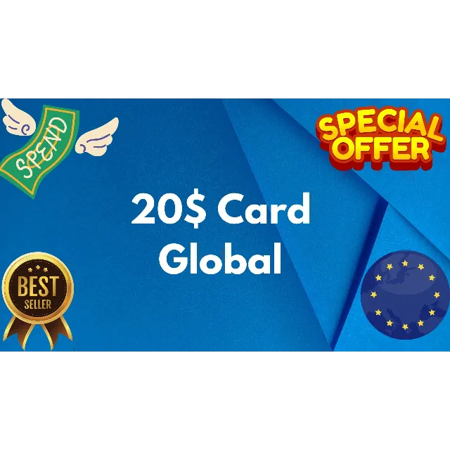💵20$ Card Global🌎All Services/Subscriptions/Others✅