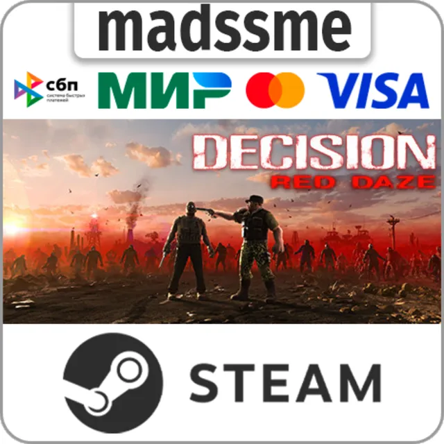 Decision: Red Daze * RU/KZ/СНГ/TR/AR * STEAM 🚀 АВТО