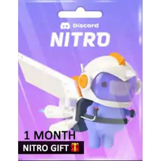 🟣Discord Nitro 1 месяц фулл + 2 буста (подарком🎁)🟣