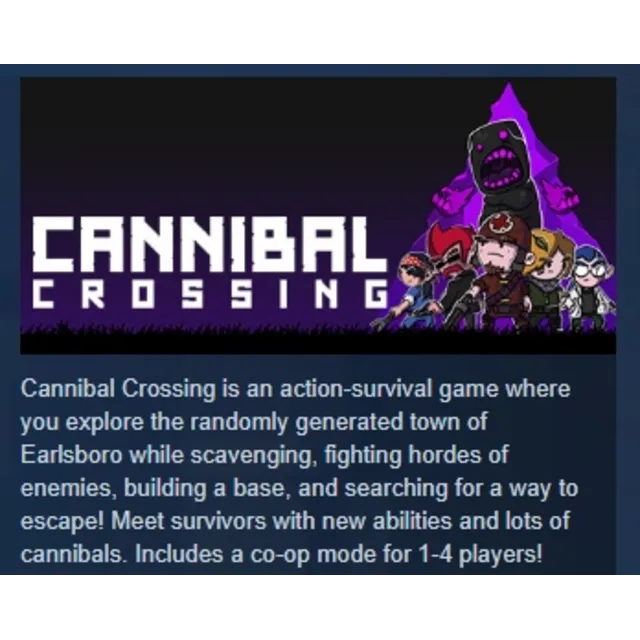 Cannibal Crossing АВТОДОСТАВКА STEAM GLOBAL МГНОВЕННО ЛИЦЕНЗИЯ