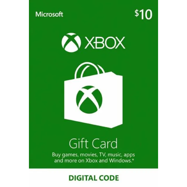 Карта оплаты XBOX LIVE - 10 долларов (USD) США
